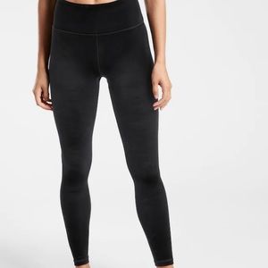Athleta High Rise Velvet Tight, Size Small